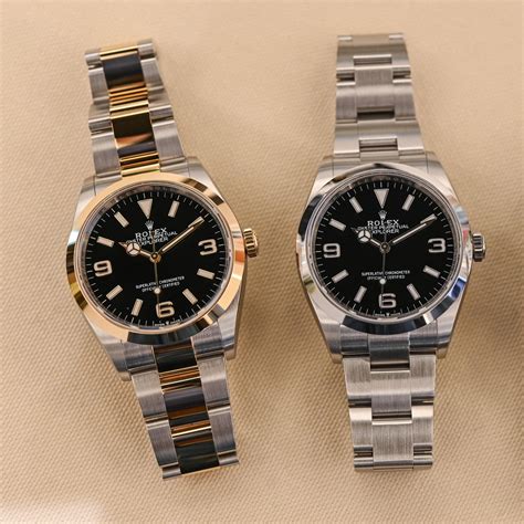 rolex explorer case size|rolex explorer 1 36mm.